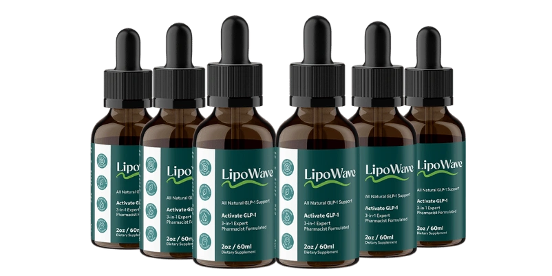 LipoWave Liquid Drop Supplement Bottle